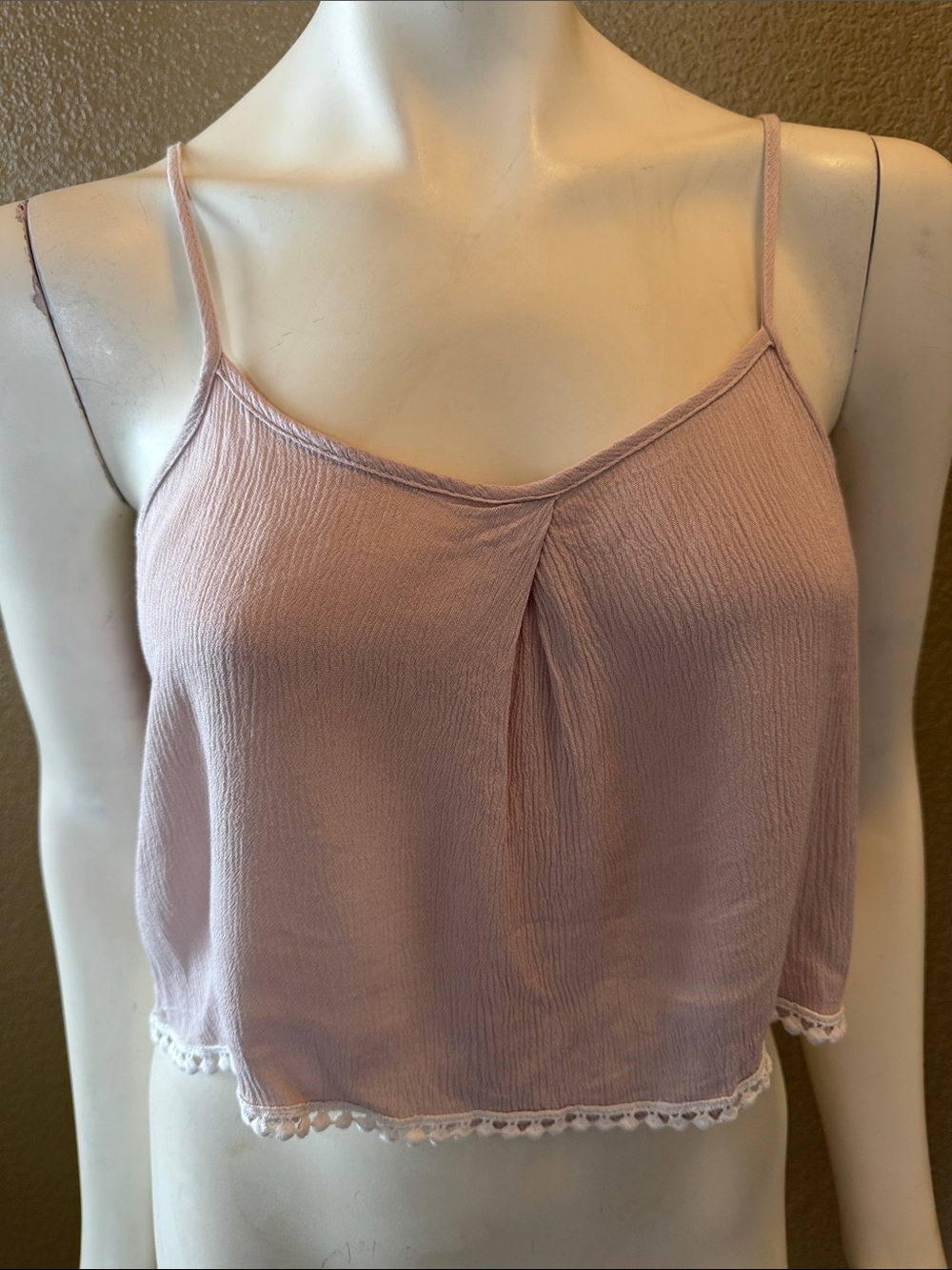 Delicate tan Spaghetti Strap Cami Top
